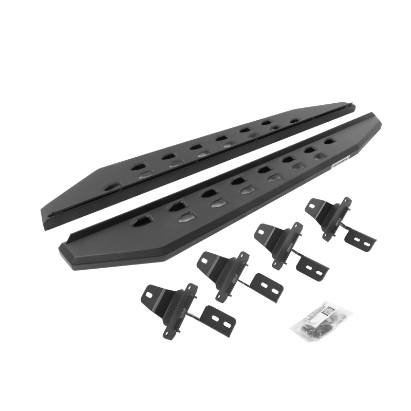 Go Rhino 18-22 Jeep Wrangler JL 2DR RB20 Slim Running Boards Kit (Incl. Brackets) - Tex. Blk Running Boards Go Rhino