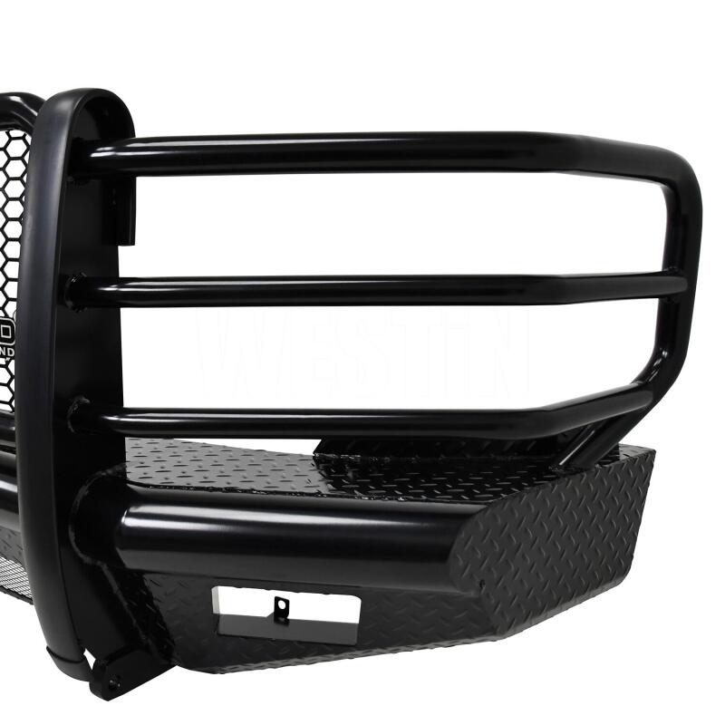 Westin 11-14 Chevrolet Silverado 2500/3500 HDX Bandit Front Bumper - Blk Bumpers - Steel Westin
