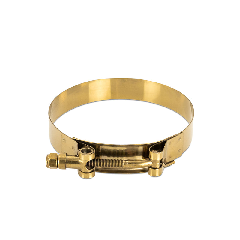 Mishimoto 1.25 Inch Stainless Steel T-Bolt Clamps - Gold Clamps Mishimoto