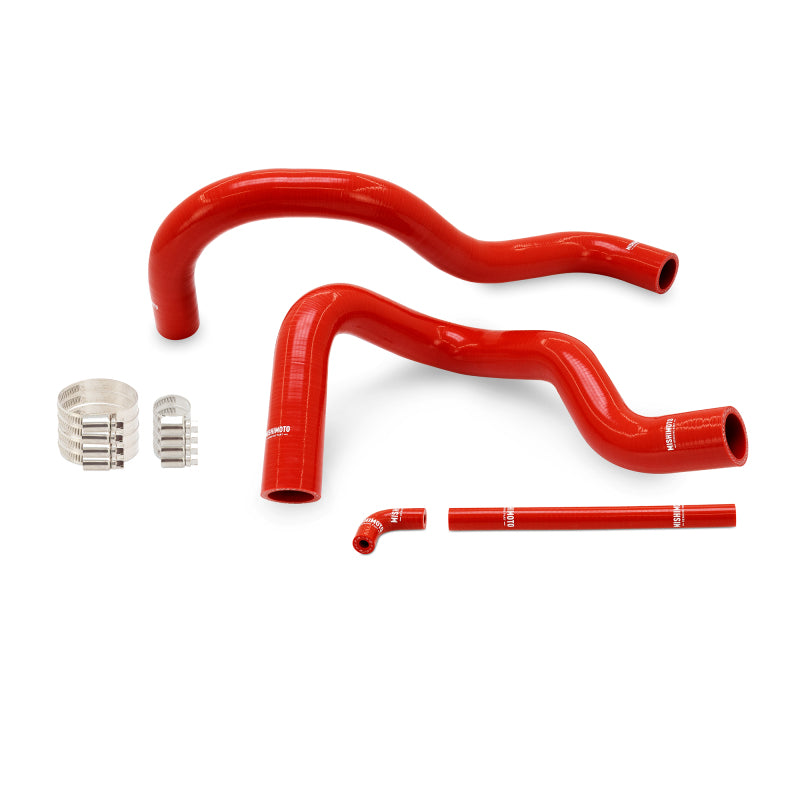 Mishimoto 95-04 Toyota Tacoma 2.4L - 2.7L (4WD Auto Only) Silicone Coolant Hose Kit - Red Hoses Mishimoto