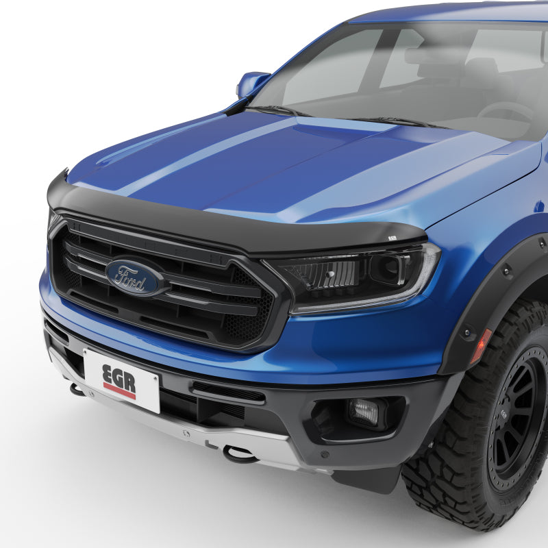 EGR 2019+ Ford Ranger XL/XLT Superguard Hood Guard - Dark Smoke (303551) Hood Deflectors EGR