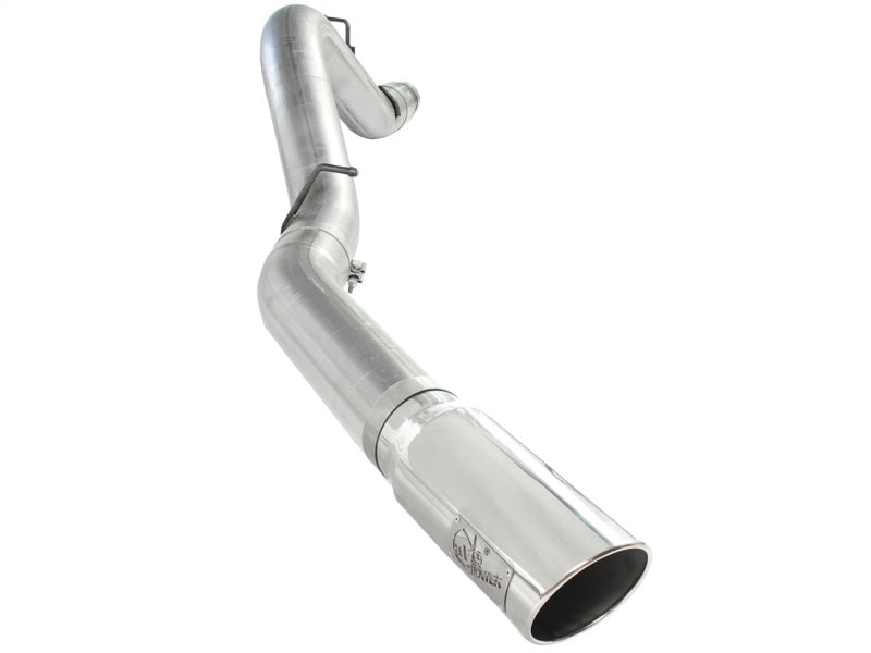 aFe Atlas Exhaust 5in DPF-Back Al Steel 11-13 GM Diesel Trucks V8-6.6L (td) LML (Pol Tip) DPF Back aFe