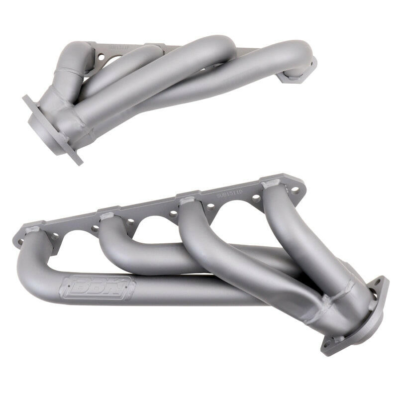 BBK 79-93 Mustang 351 Swap Shorty Unequal Length Exhaust Headers - 1-5/8 Titanium Ceramic Headers & Manifolds BBK
