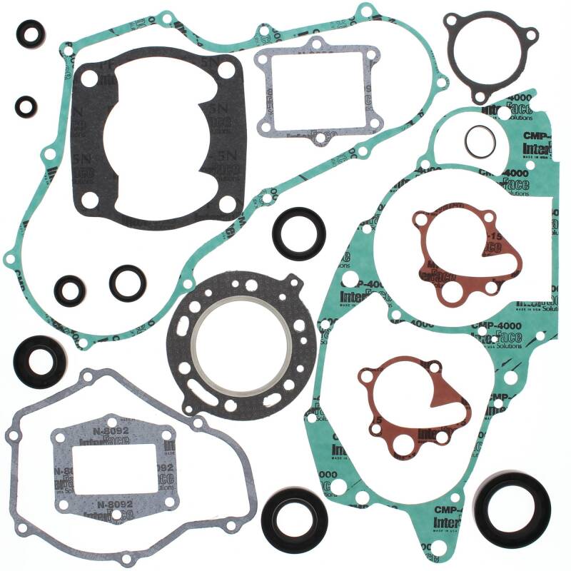 Vertex Gaskets 85-86 Honda ATC250R Complete Gasket Kit w/ Oil Seals Engine Hardware Vertex Pistons