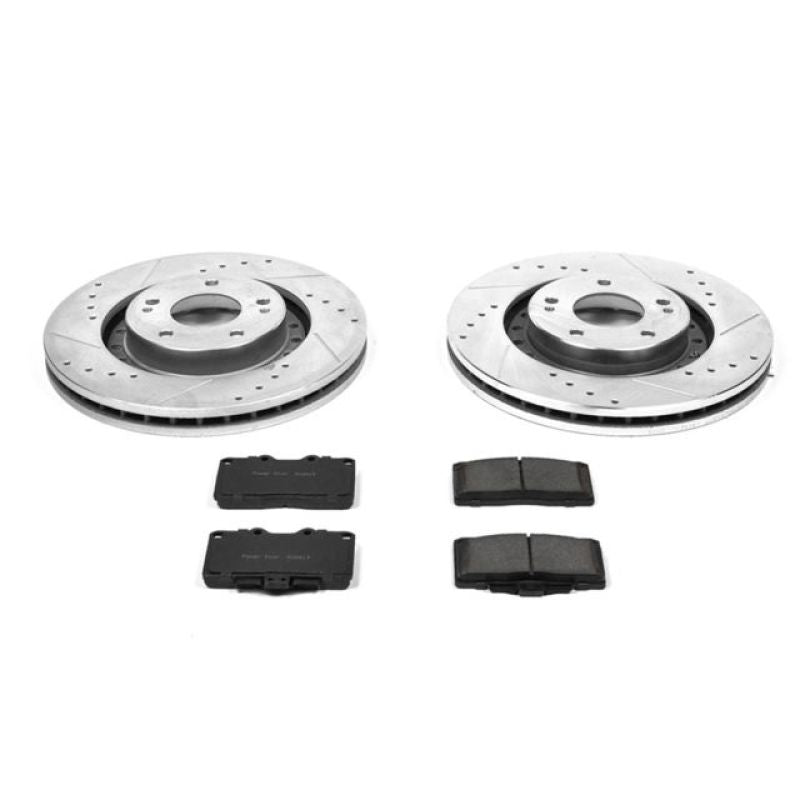 Power Stop 94-96 Dodge Stealth Front Z23 Evolution Sport Brake Kit Brake Kits - Performance D&S PowerStop
