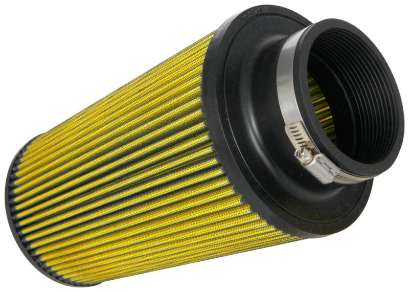 Airaid Universal Air Filter - Cone 3-1/2in Flange x 6in Base x 4-5/8in Top x 9in Height - Synthaflow Air Filters - Universal Fit Airaid