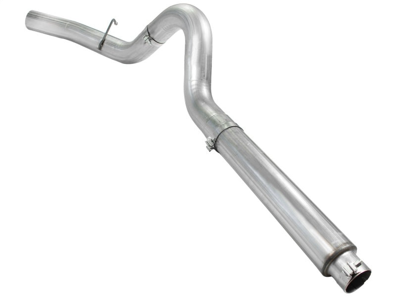 aFe Atlas 5in DPF-Back Aluminized Steel Exh Sys, Ford Diesel Trucks 08-10 V8-6.4L (td) No tip DPF Back aFe