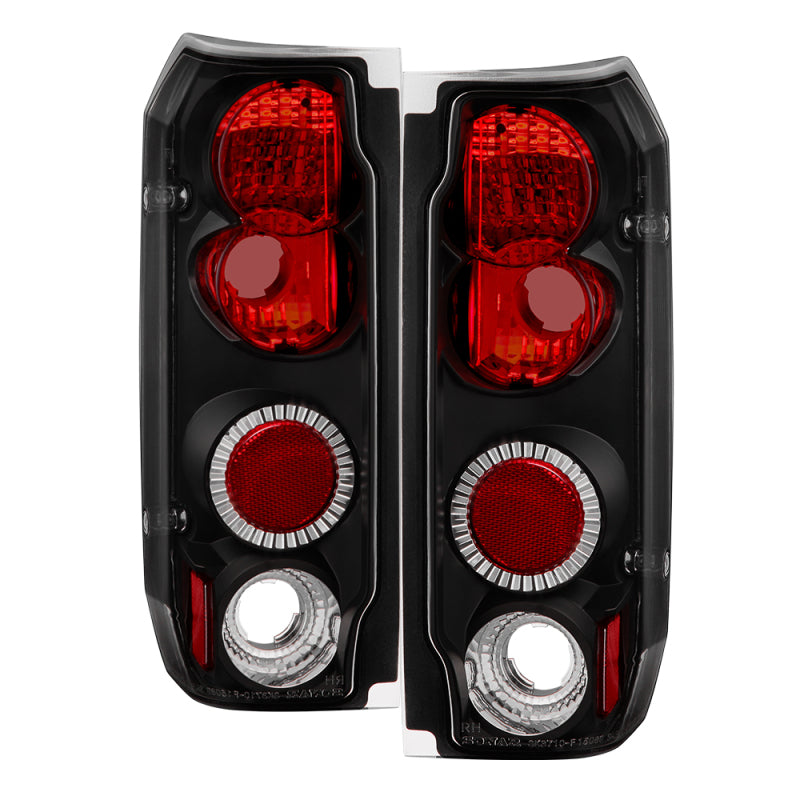 Spyder Ford F150 87-96/Ford Bronco 88-96 Euro Style Tail Lights Black ALT-YD-FF15089-BK Tail Lights SPYDER