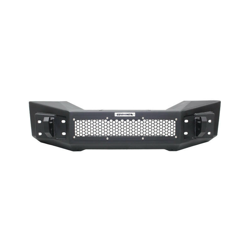 Go Rhino 07-20 Jeep Wrangler JL/JLU/JK/JKU/Gladiator JT Rockline Front Stubby Bumper Bumpers - Steel Go Rhino
