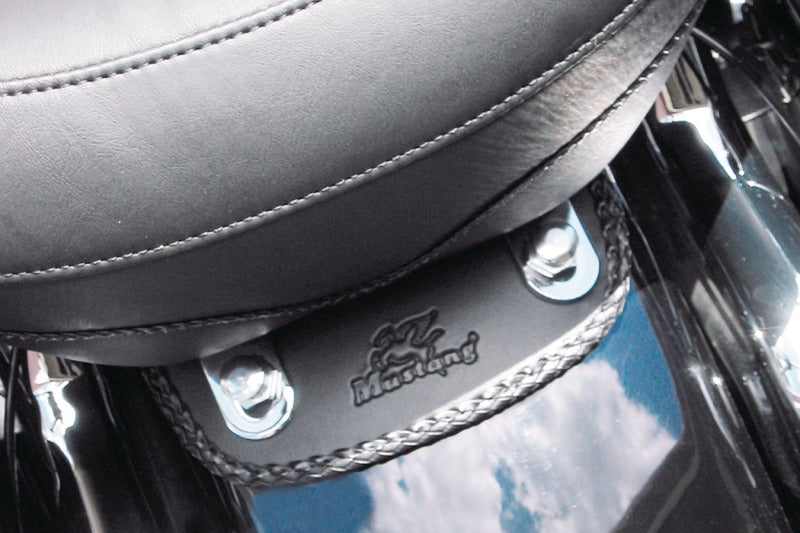 Mustang 97 21 Harley FL Touring Mini Fender Bib - Black Fender Bibs Mustang Motorcycle