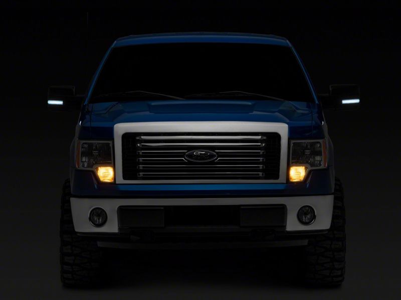 Raxiom 09-14 Ford F-150 Axial Series White LED Mirror Turn Signal- Clear Side Mirrors Raxiom