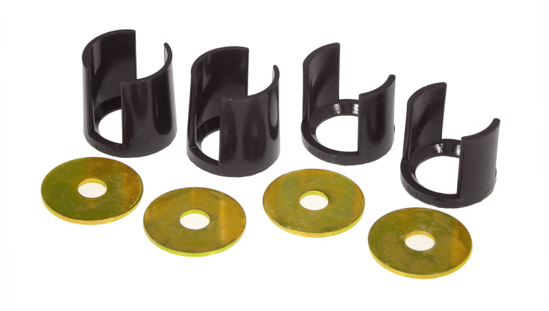 Prothane 89-94 Nissan 240SX Rear Subframe Inserts - Black Bushing Kits Prothane