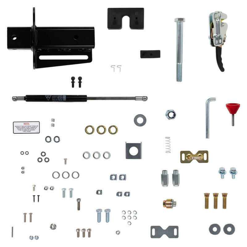 ARB W/Carrier Rstb Rhs Blk 80 Series Spare Tire Carriers ARB