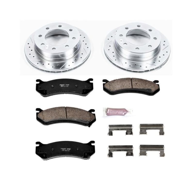 Power Stop 2003 Chevrolet Silverado 1500 HD Rear Z23 Evolution Sport Brake Kit Brake Kits - Performance D&S PowerStop