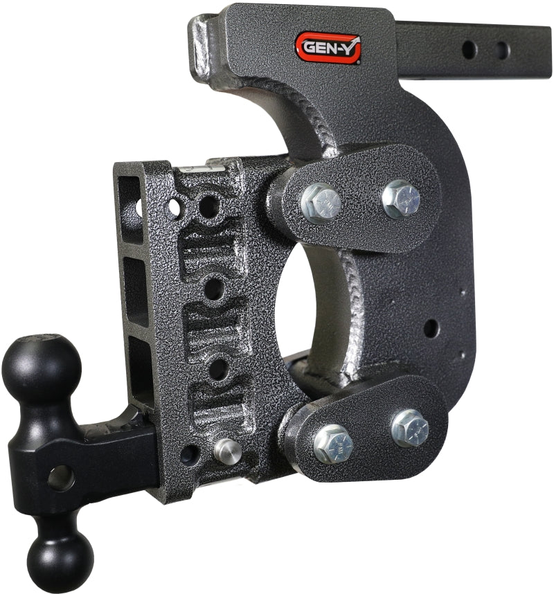 Gen-Y The Boss Torsion-Flex 2in Shank 12.5in Drop 16K Hitch w/GH-051 Dual-Ball/Stabilizer Kit Hitch Receivers GEN-Y Hitch