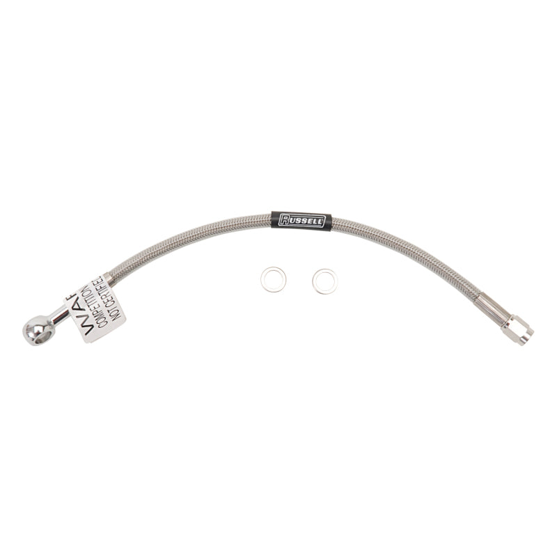 Russell Performance 9in 10MM Banjo Competition Brake Hose Brake Line Kits Russell