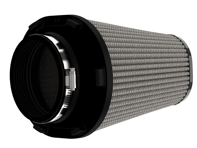 aFe Track Series Intake Pro DRY S Air Filter 4IN F x (7-3/4 x 6-1/2)IN B x (5-3/4 x 3-3/4)IN T x 7IN Air Filters - Universal Fit aFe