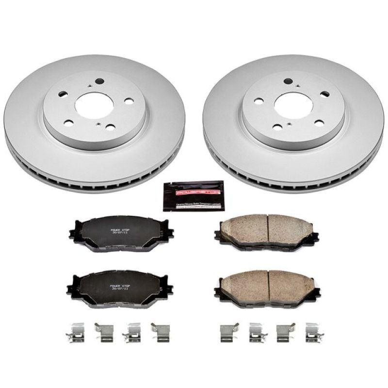 Power Stop 06-15 Lexus IS250 Front Z17 Evolution Geomet Coated Brake Kit Brake Kits - Performance Blank PowerStop