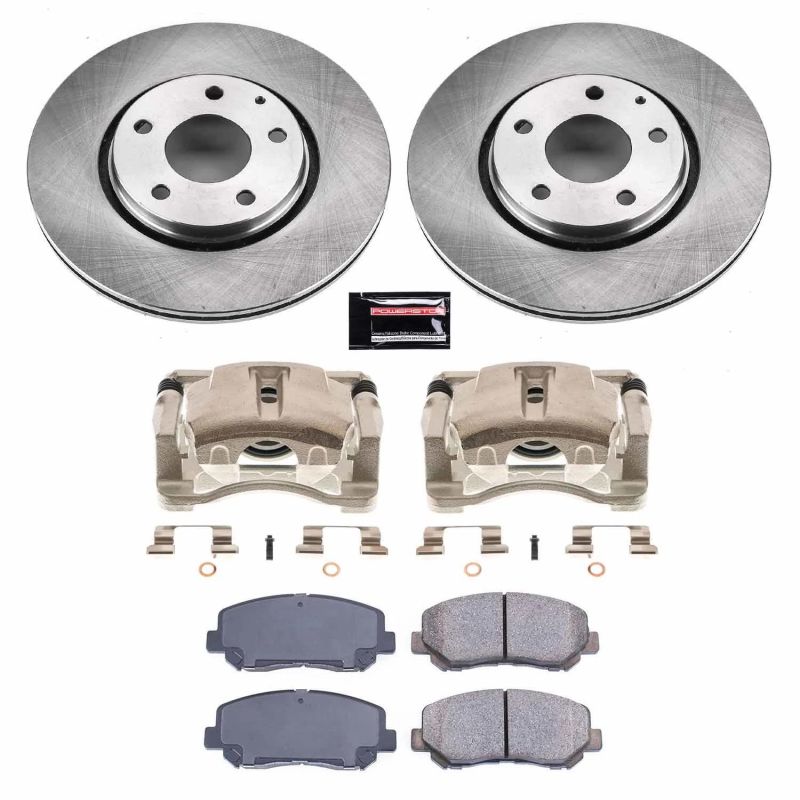 Power Stop 16-18 Mazda CX-5 Front Autospecialty Brake Kit w/Calipers Brake Kits - OE PowerStop