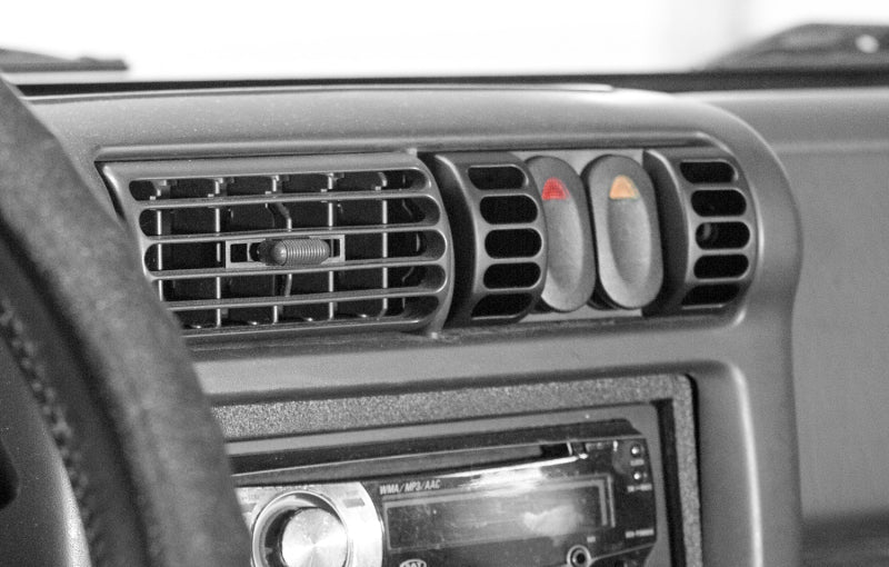 Rugged Ridge AC Vent Switch Pod 97-06 Jeep Wrangler TJ Dash & Interior Trim Rugged Ridge