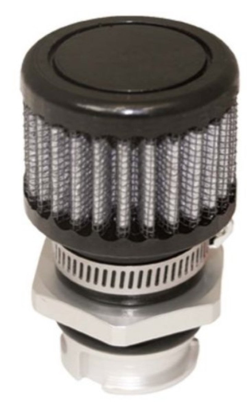 Moroso GM LS Valve Cover Breather Kit - OEM - Single Tab Oil Fill Hole - Black Finish Valve Covers Moroso