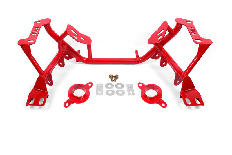 BMR 96-04 Ford Mustang K-Member Standard Version w/ Spring Perches - Red Crossmembers BMR Suspension