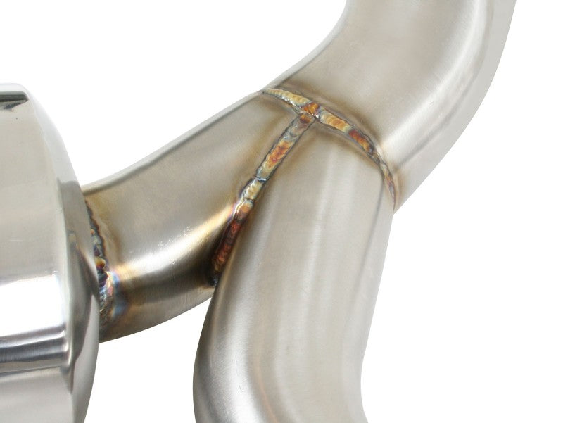 aFe Takeda Exhaust Axle-Back 13-15 Scion FRS / Subaru BRZ 304SS Black Dual Tips Exhaust Axle Back aFe