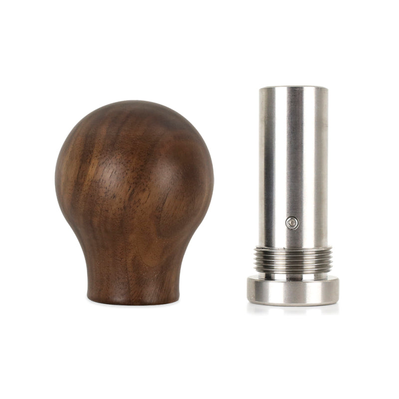 Mishimoto Round Steel Core Wood Shift Knob - Walnut Shift Knobs Mishimoto