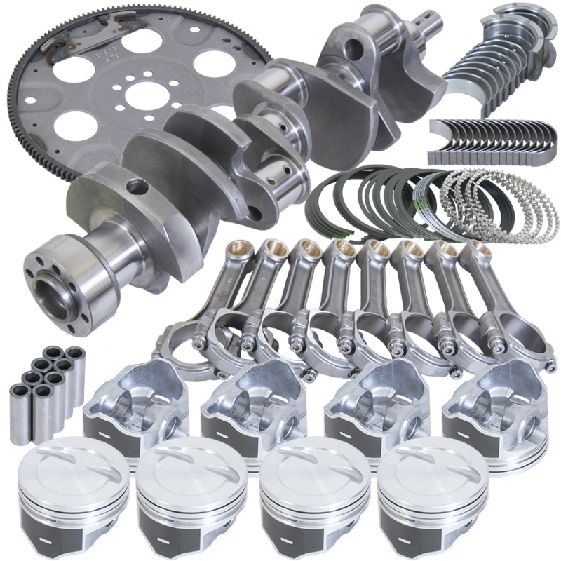 Eagle Chevy LT1350 1Pc 3.750in Crank 5.700in I-Beam 4.060in Pistons 153 Tooth FP Balanced Assembly Rotating Assemblies Eagle
