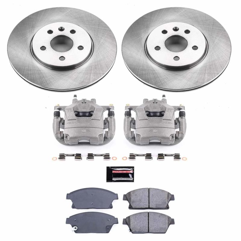 Power Stop 13-18 Buick Encore Front Autospecialty Brake Kit w/Calipers Brake Kits - OE PowerStop