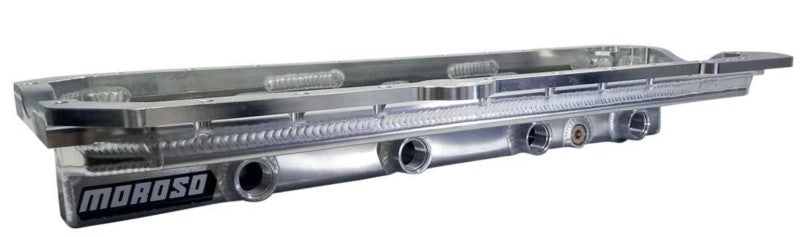 Moroso Toyota 2JZ-GE/2JZ-GTE -12 AN Fittings Aluminum Dry Sump Oil Pan Oil Pans Moroso