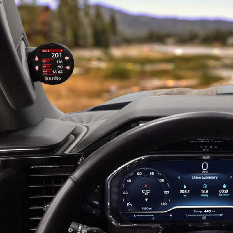 Banks Power 2022+ Chevrolet 1500 / 2024+ Chevrolet 2500/3500 iDash Stealth Pod Mount - Single Gauge Gauge Pods Banks Power