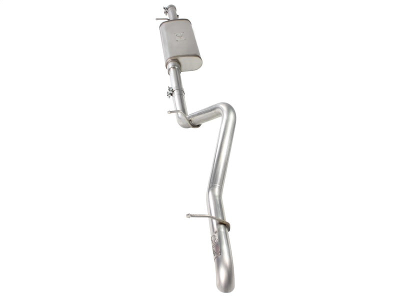 aFe MACHForce XP Exhaust Cat-Back 3in SS-409 Hi-Tuck inRBin 12-14 Jeep Wrangler Unlimited V6 4Dr Catback aFe
