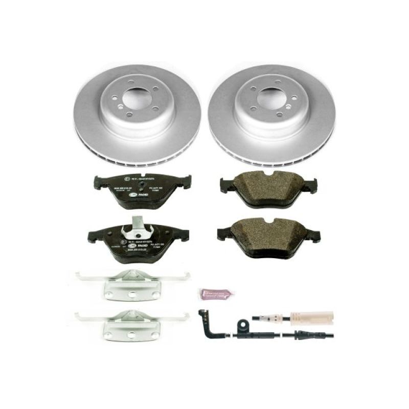 Power Stop 08-10 BMW 535i Front Euro-Stop Brake Kit Brake Kits - OE PowerStop