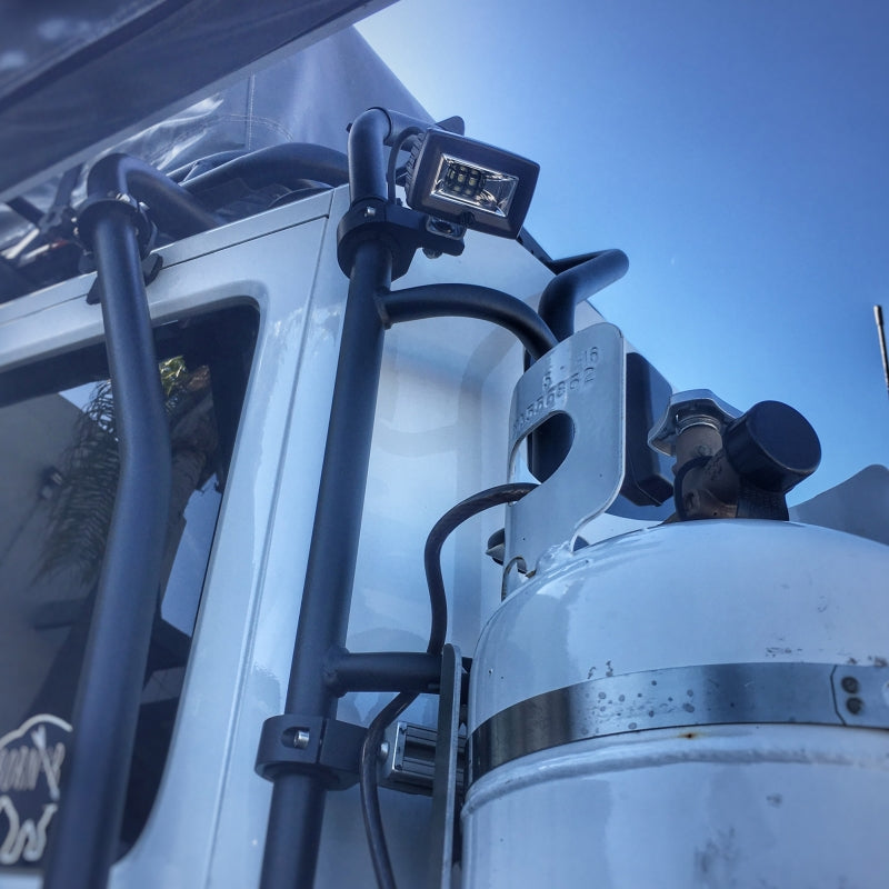 KC HiLiTES C-Series C2 LED 2in. Backup Area Flood Light 20w (Single) - Black Light Bars & Cubes KC HiLiTES