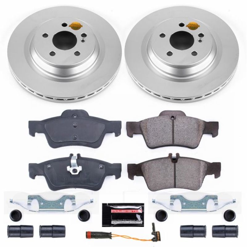 Power Stop 09-14 Mercedes-Benz CL550 Rear Z23 Evolution Sport Coated Brake Kit Brake Kits - Performance D&S PowerStop