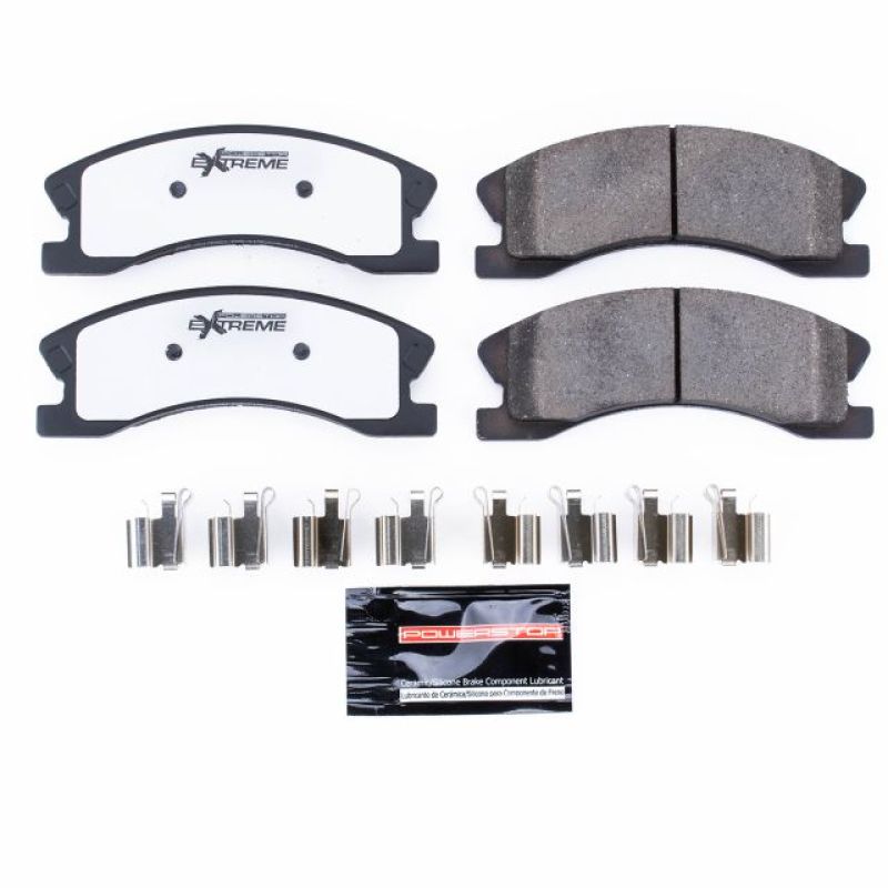 Power Stop 99-04 Jeep Grand Cherokee Front Z26 Extreme Street Brake Pads w/Hardware Brake Pads - Performance PowerStop
