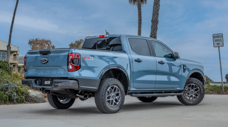 Borla 24-25 Ford Ranger XLT Side Exit S-type Exhaust w/ Black Chrome Tips Catback Borla