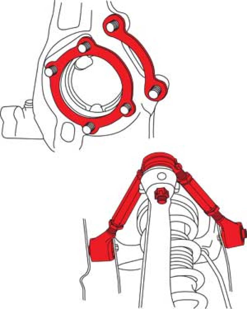 SPC Performance 03-08 Nissan 350Z/03-07 Infiniti G35 Front Adjustable Control Arms Control Arms SPC Performance