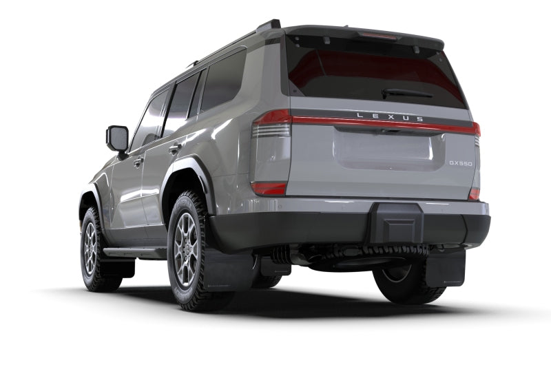 Rally Armor 24-26 Lexus GX 550 Luxury Black UR Mud Flap - Silver Logo Mud Flaps Rally Armor
