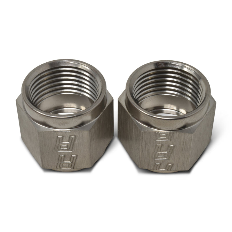 Russell Performance -6 AN Tube Nuts 3/8in dia. (Endura) (2 pcs.) Hardware - Singles Russell
