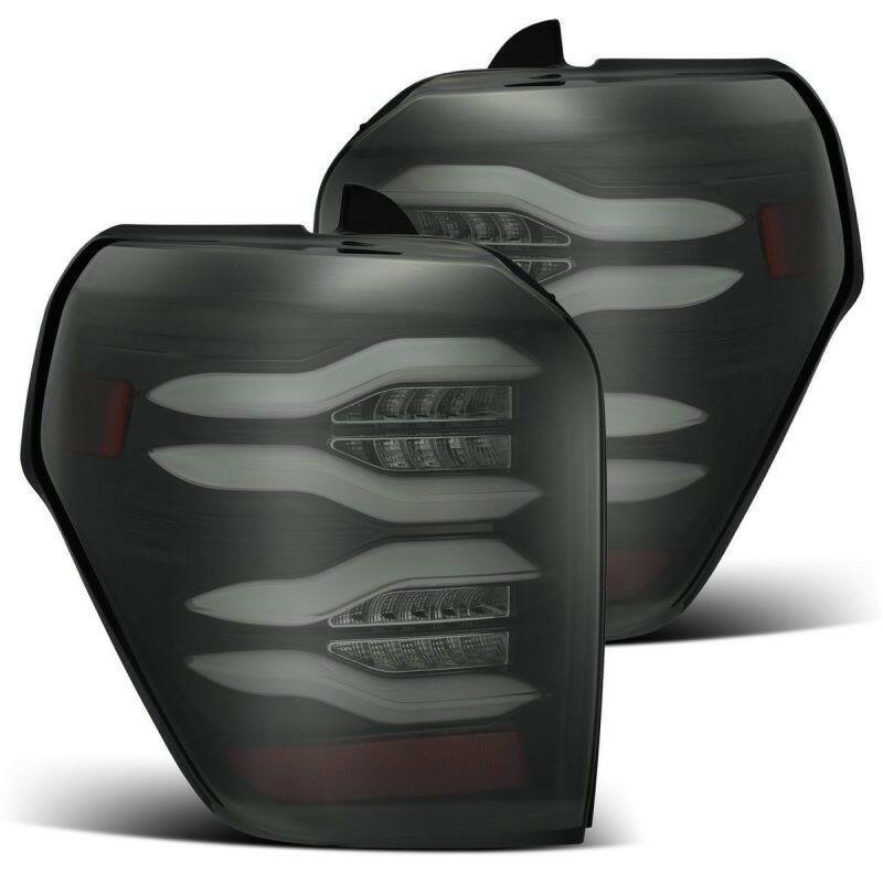 AlphaRex 10-21 Toyota 4Runner PRO-Series LED Tail Lights Jet Black Tail Lights AlphaRex