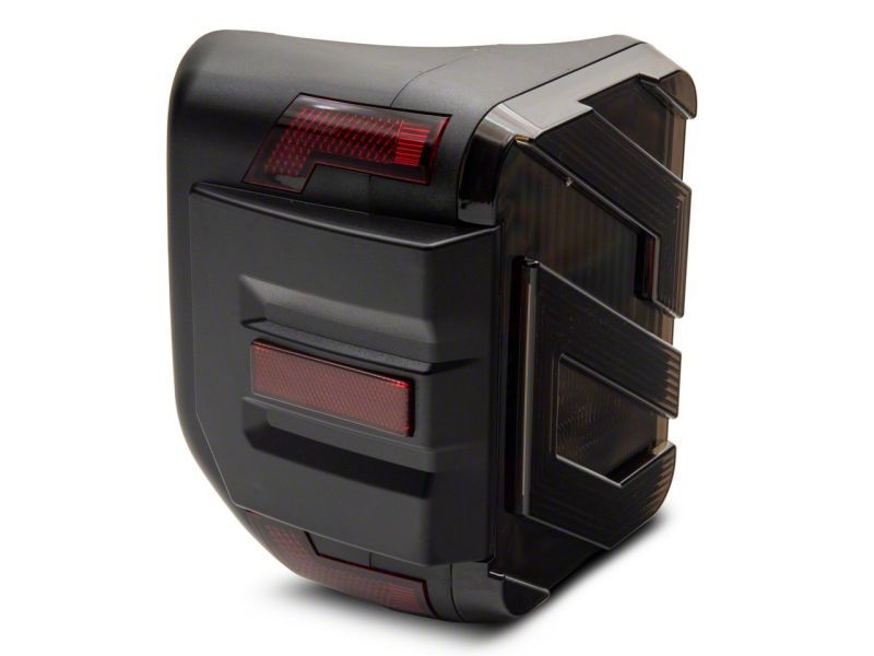 Raxiom 20-23 Jeep Gladiator JT Axial Series LED Tail Lights- Blk Housing (Smoked Lens) Tail Lights Raxiom