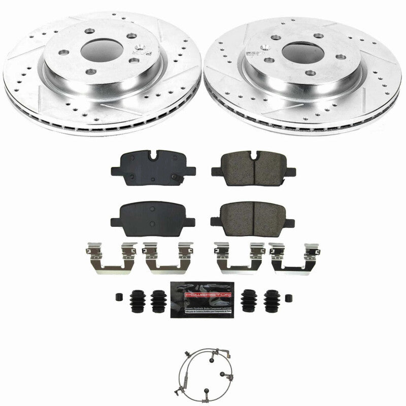 Power Stop 20-21 Cadillac CT5 Rear Z23 Evolution Brake Kit Brake Kits - Performance D&S PowerStop
