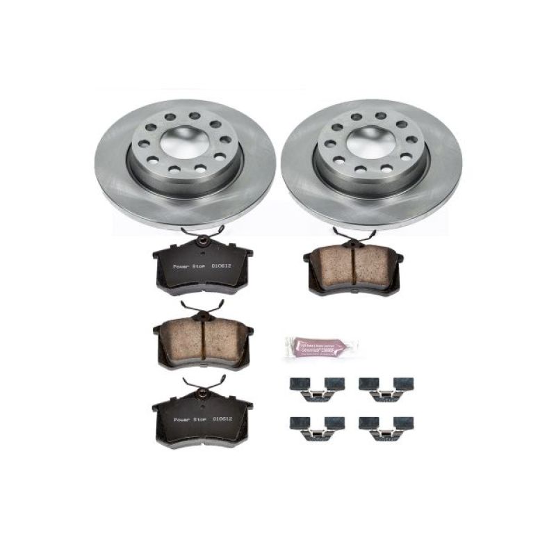 Power Stop 02-05 Audi A4 Rear Autospecialty Brake Kit Brake Kits - OE PowerStop