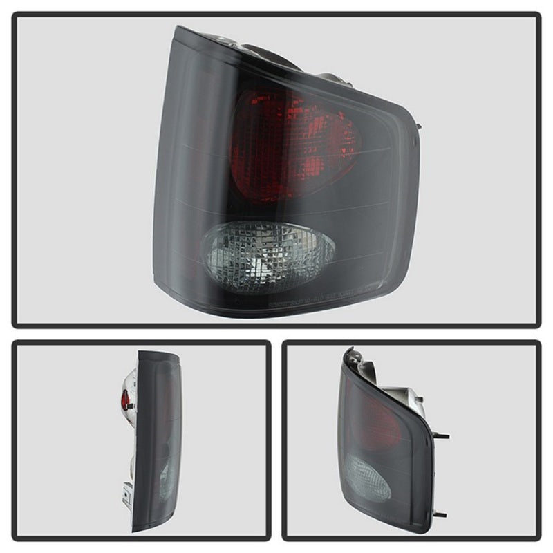Spyder Chevy S10 94-04/Isuzu Hombre 96-00 Euro Tail Lights Blk Smke ALT-YD-CS1094-BSM Tail Lights SPYDER