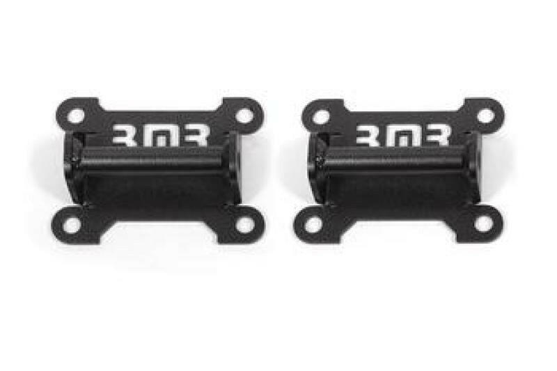 BMR 98-02 Chevrolet Camaro Motor Mount Kit (Solid Steel) - Black Hammertone Engine Mounts BMR Suspension