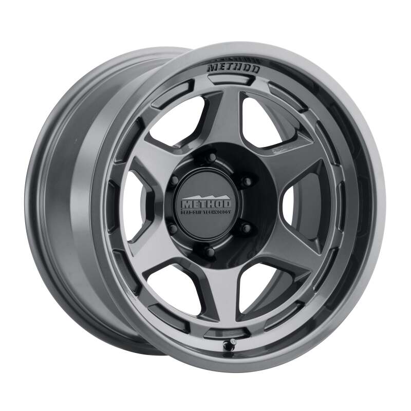 Method MR708 17x9 / 6x135 BP / -38 Offset / 3.5in BS Wheel - Gloss Titanium Wheels - Cast Method Wheels