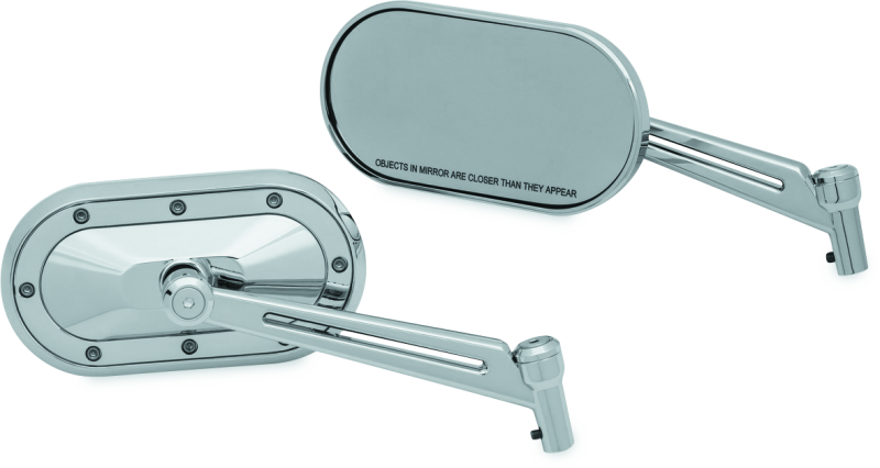 Kuryakyn Heavy Industry Mirrors Chrome Rear View Mirrors Kuryakyn