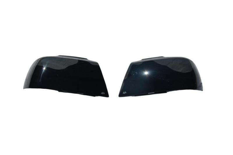 AVS 07-13 GMC Sierra 1500 Headlight Covers - Smoke Light Covers and Guards AVS